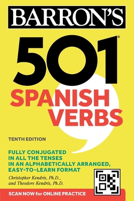 501 Spanish Verbs, Tenth Edition 1506293565 Book Cover