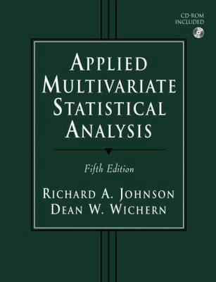Applied Multivariate Statistical Analysis 0130925535 Book Cover