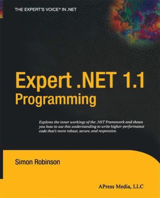 Expert .Net 1.1 Programming 1590592220 Book Cover