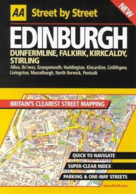 AA Street by Street Edinburgh Maxi (AA Street b... 0749527536 Book Cover