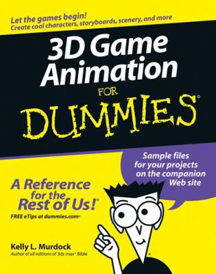 3D Game Animation For Dummies w/WS 0764587897 Book Cover