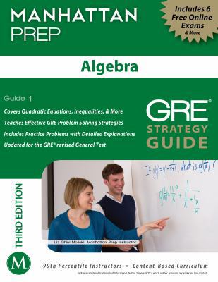 Algebra GRE Strategy Guide 1935707914 Book Cover