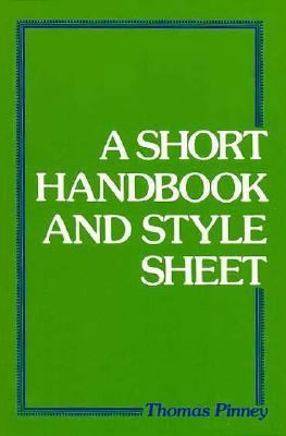 Short Handbook & Style Sheet 0155809253 Book Cover