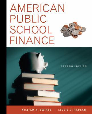 American Public School Finance 1111838046 Book Cover