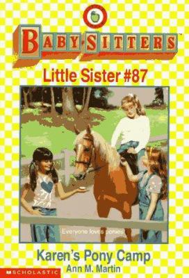 Karen's Pony Camp (Baby-sitters Little Sister) 0590065858 Book Cover