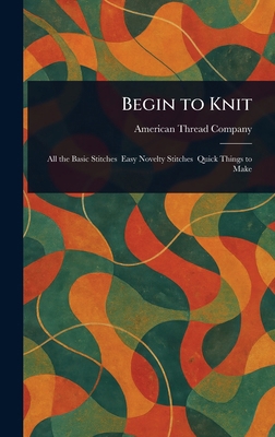 Begin to Knit 1023481804 Book Cover