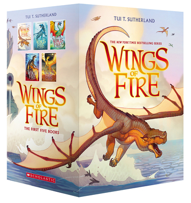 Wings of Fire Boxset, Books 1-5 (Wings of Fire) 0545855721 Book Cover