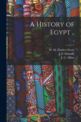 A History of Egypt ..; 3 1015128947 Book Cover