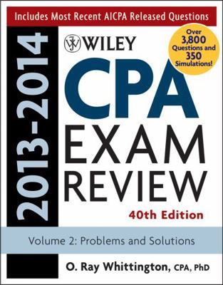 Wiley CPA Examination Review 2013-2014, Problem... 1118583868 Book Cover