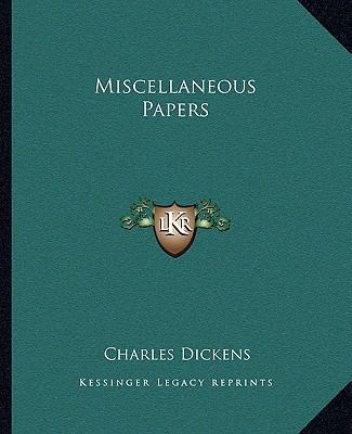 Miscellaneous Papers 1162674105 Book Cover