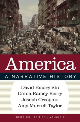 America: A Narrative History 1324084871 Book Cover