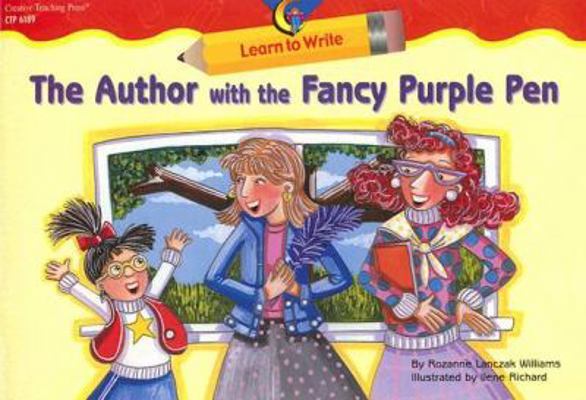 The Author with the Fancy Purple Pen 1591982995 Book Cover