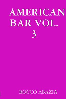 American Bar Vol. 3 [Italian] 1326094459 Book Cover