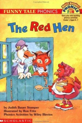 Funny Tale Phonics: The Red Hen, Grade 1 0590762699 Book Cover
