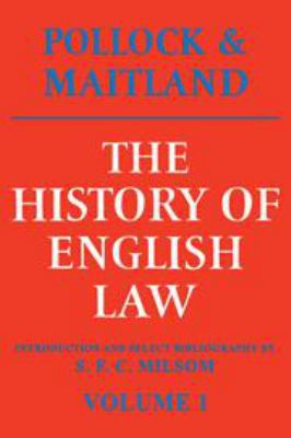 The History of English Law: Volume 1: Before th... 0521070619 Book Cover