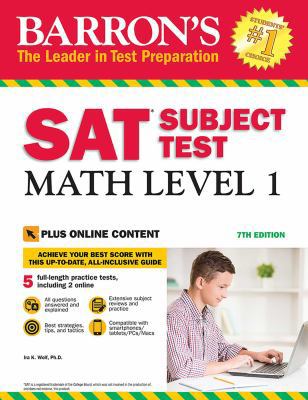 SAT Subject Test: Math Level 1 with Online Tests 1438011334 Book Cover
