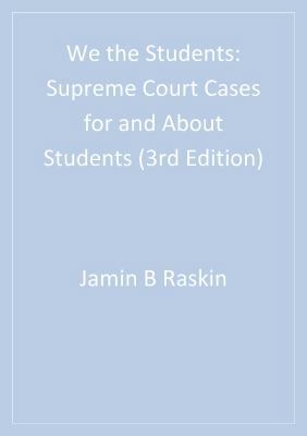 We the Students: Supreme Court Cases for and ab... 0872897613 Book Cover