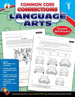 Common Core Connections Language Arts, Grade 1 B00QFXOKAC Book Cover