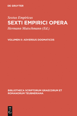 Adversus dogmaticos [Greek, Ancient (to 1453)] 3110256282 Book Cover