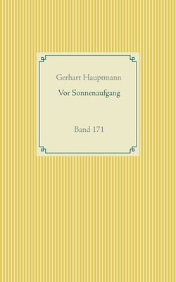 Vor Sonnenaufgang: Band 171 [German] 3752688165 Book Cover