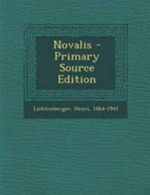 Novalis [French] 1295048469 Book Cover