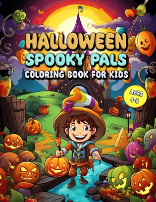 Halloween Spooky Pals Coloring Book for Kids: C... B0CLK6BGKZ Book Cover
