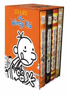 Diary of a Wimpy Kid Box of Books (9-11 Plus Diy) 1419729594 Book Cover