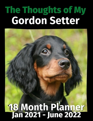 The Thoughts of My Gordon Setter: 18 Month Plan... B08HB9JJFF Book Cover