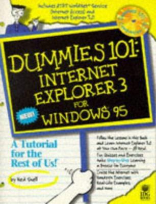 Dummies 101: Internet Explorer 3 for Windows 95... 0764500740 Book Cover