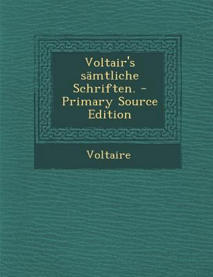 Voltair's Samtliche Schriften. [German] 1295369761 Book Cover