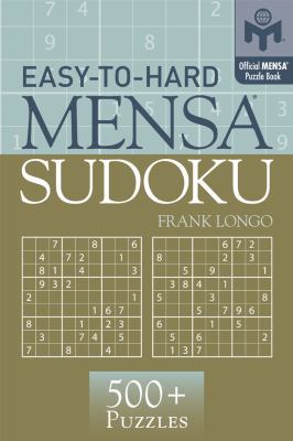 Easy-to-Hard Mensa® Sudoku 1402746512 Book Cover