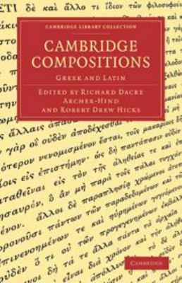 Cambridge Compositions: Greek and Latin 051169346X Book Cover