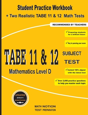 TABE 11&12 Subject Test Mathematics Level D: St... 1636200524 Book Cover