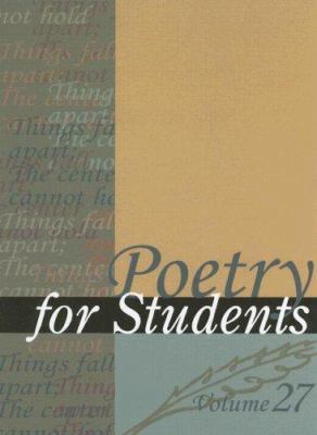 Poetry for Students 0787687170 Book Cover