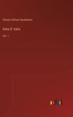 Roba D' Italia: Vol. 1 3385250331 Book Cover