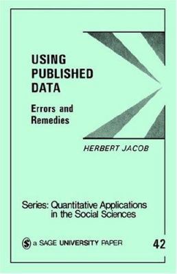 Using Published Data: Errors and Remedies 080392299X Book Cover