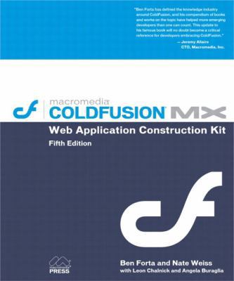 Coldfusion (R) MX Web Application Construction ... 0321125169 Book Cover