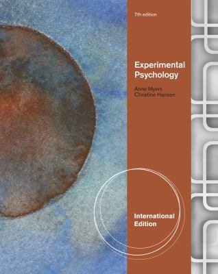 Experimental Psychology B01A5YEYSY Book Cover