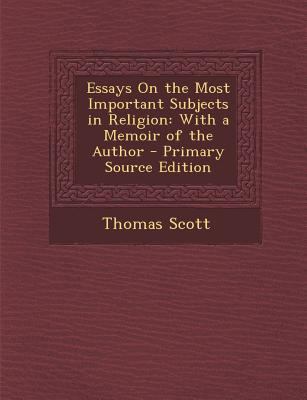 Essays on the Most Important Subjects in Religi... 1289472971 Book Cover