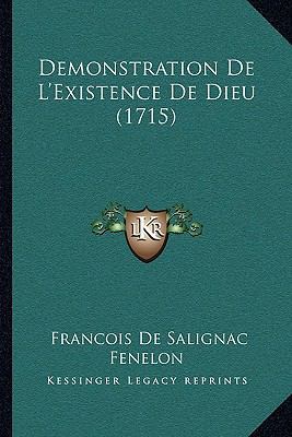 Demonstration De L'Existence De Dieu (1715) [French] 116605019X Book Cover