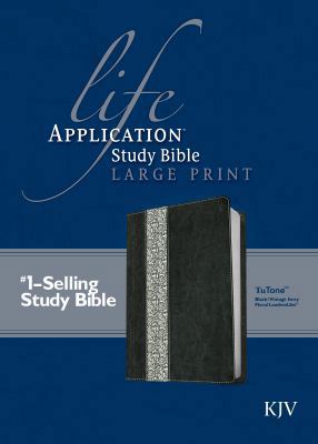 Life Application Study Bible KJV, Large Print [Large Print] 1496417925 Book Cover