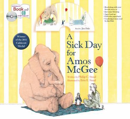 A Sick Day for Amos McGee: Book & CD Storytime ... 1427287228 Book Cover