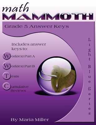 Math Mammoth Grade 5 Answer Keys 1701884747 Book Cover