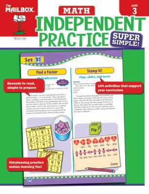 Super Simple Independent Practice: Math (Gr.3) 1562348477 Book Cover