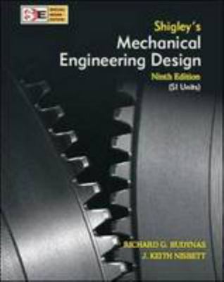 Shigley's Mechanical Engineering Design 0071077839 Book Cover