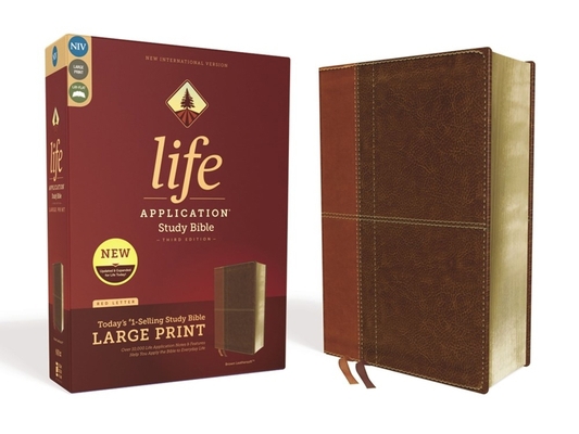 Niv, Life Application Study Bible, Third Editio... [Large Print] 0310452945 Book Cover