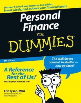 Personal Finance for Dummies 0470038322 Book Cover