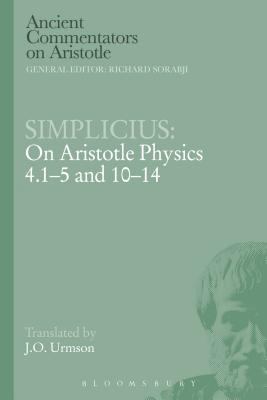 Simplicius: On Aristotle Physics 4.1-5 and 10-14 1780934246 Book Cover