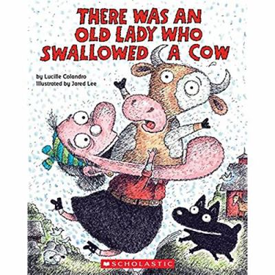 There was an old lady who swallowed a cow! 133832392X Book Cover