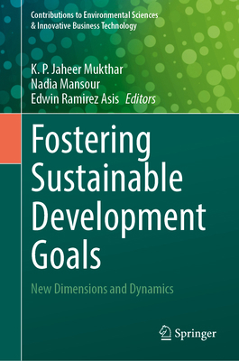 Fostering Sustainable Development Goals: New Di... 981977201X Book Cover